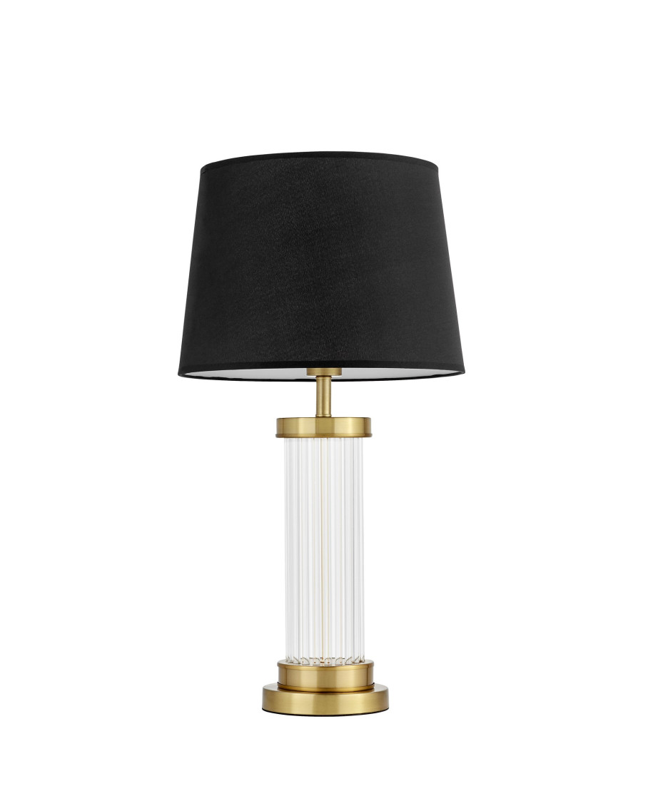 LAMPA NOCNA GLAMOUR CZARNO-MOSIĘŻNA LA BOTTE