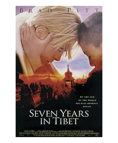 Seven Years in Tibet / Siedem lat w Tybecie - Brad Pitt - plakat
