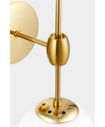 LAMPA ŚCIENNA KINKIET LOFTOWY MOSIĘŻNO-BIAŁY ZODIAK W2