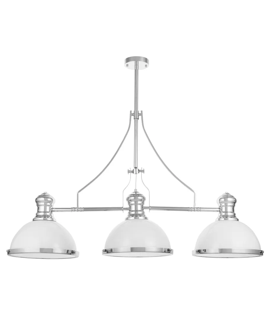 NOWOCZESNA LAMPA WISZĄCA INDUSTRIALNA BIAŁA ETTORE W3