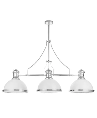 NOWOCZESNA LAMPA WISZĄCA INDUSTRIALNA BIAŁA ETTORE W3