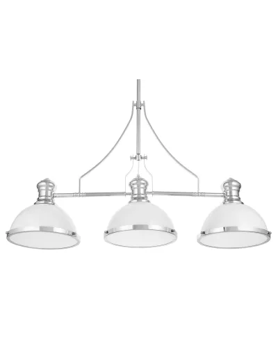 NOWOCZESNA LAMPA WISZĄCA INDUSTRIALNA BIAŁA ETTORE W3