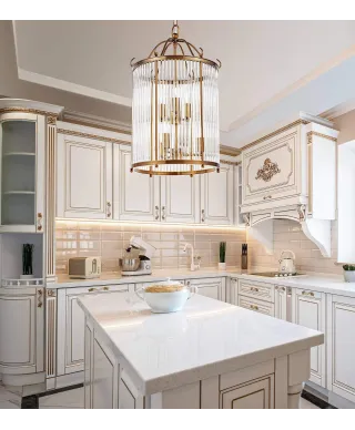 LAMPA WISZĄCA LOFT MOSIĘŻNA BOSTON W6