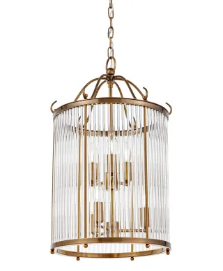 LAMPA WISZĄCA LOFT MOSIĘŻNA BOSTON W6