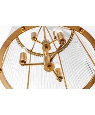 LAMPA WISZĄCA LOFT MOSIĘŻNA BOSTON W6