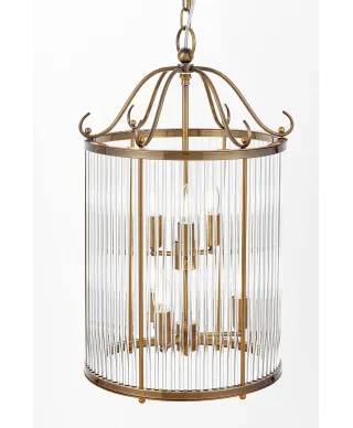 LAMPA WISZĄCA LOFT MOSIĘŻNA BOSTON W6