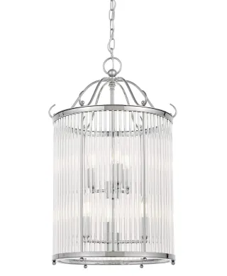 LAMPA WISZĄCA LOFT CHROMOWANA BOSTON W6