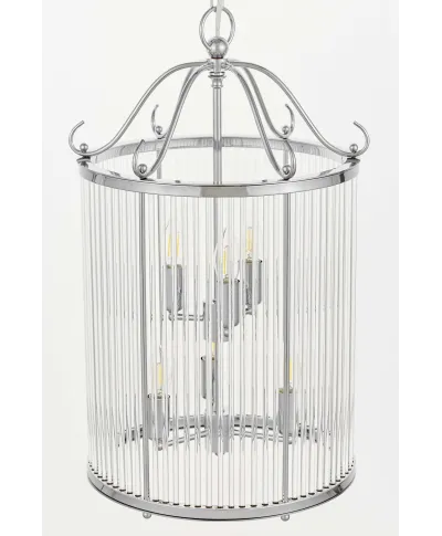 LAMPA WISZĄCA LOFT CHROMOWANA BOSTON W6