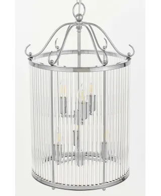 LAMPA WISZĄCA LOFT CHROMOWANA BOSTON W6