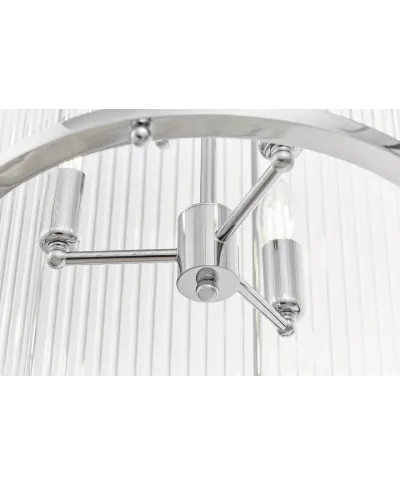 LAMPA WISZĄCA LOFT CHROMOWANA BOSTON W6