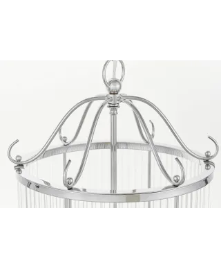LAMPA WISZĄCA LOFT CHROMOWANA BOSTON W6