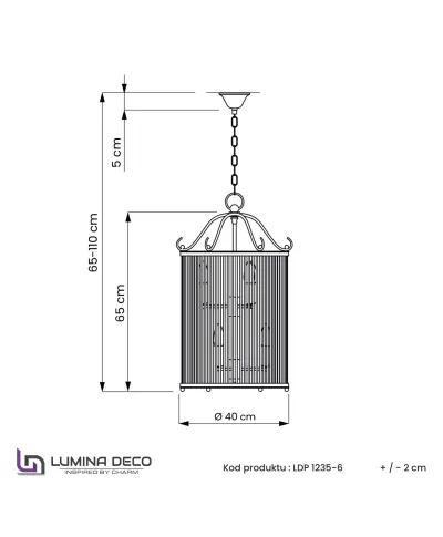 LAMPA WISZĄCA LOFT CHROMOWANA BOSTON W6