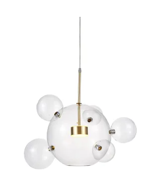 NOWOCZESNA LAMPA WISZĄCA ZŁOTA NERONI W6