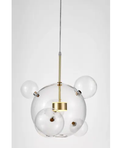 NOWOCZESNA LAMPA WISZĄCA ZŁOTA NERONI W6