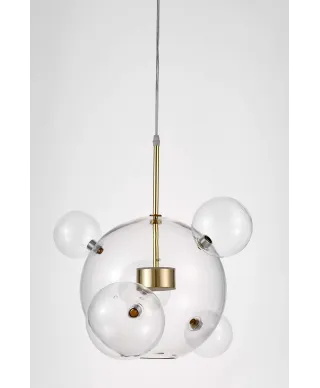 NOWOCZESNA LAMPA WISZĄCA ZŁOTA NERONI W6