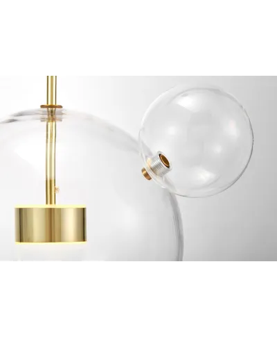 NOWOCZESNA LAMPA WISZĄCA ZŁOTA NERONI W6