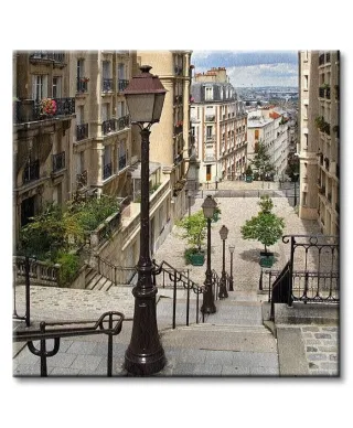 Obraz na płótnie - Paris Montmartre - 40x40 cm