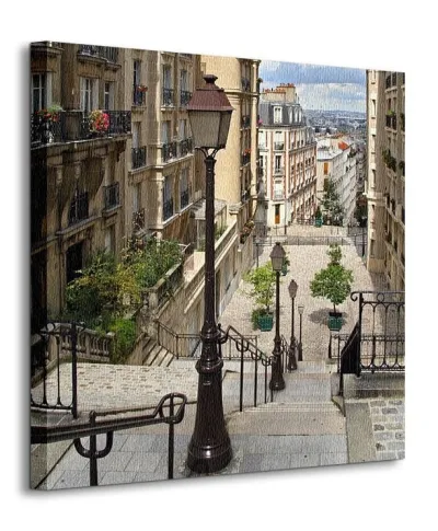 Obraz na płótnie - Paris Montmartre - 40x40 cm