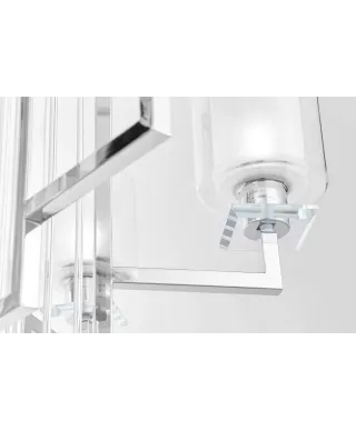 NOWOCZESNA LAMPA SUFITOWA CHROMOWANA MANHATTAN W6