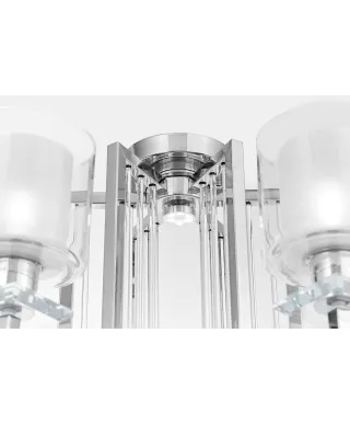 NOWOCZESNA LAMPA SUFITOWA CHROMOWANA MANHATTAN W6