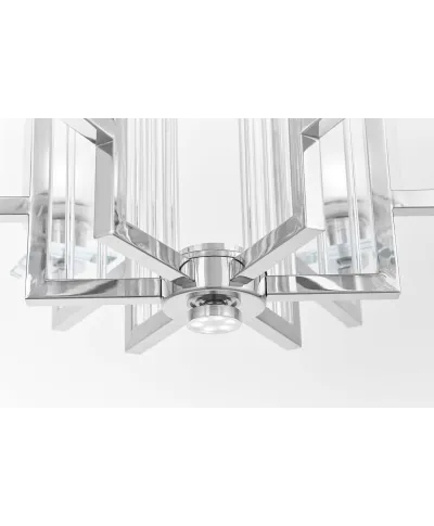 NOWOCZESNA LAMPA SUFITOWA CHROMOWANA MANHATTAN W6