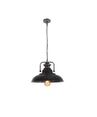 LAMPA WISZĄCA INDUSTRIALNA STARE SREBRO LOFT BARDI