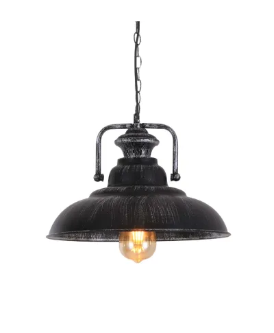 LAMPA WISZĄCA INDUSTRIALNA STARE SREBRO LOFT BARDI