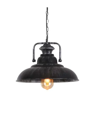 LAMPA WISZĄCA INDUSTRIALNA STARE SREBRO LOFT BARDI