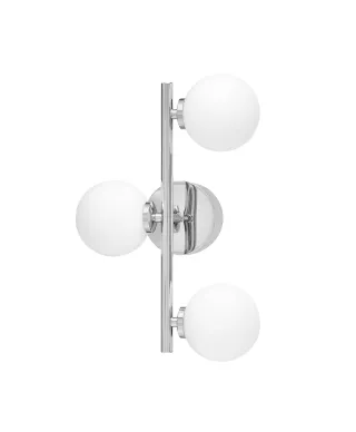 LAMPA ŚCIENNA KINKIET NOWOCZESNY CHROMOWANY MARSIADA W3