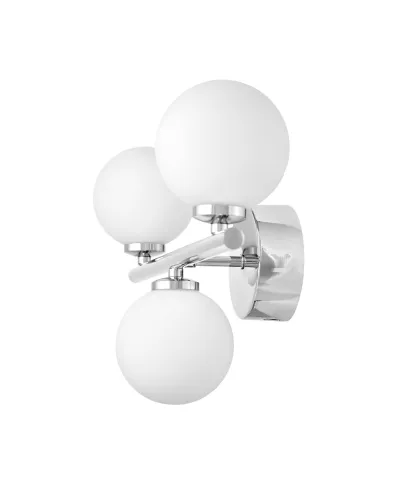 LAMPA ŚCIENNA KINKIET NOWOCZESNY CHROMOWANY MARSIADA W3