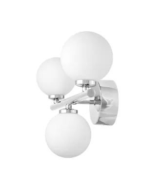 LAMPA ŚCIENNA KINKIET NOWOCZESNY CHROMOWANY MARSIADA W3