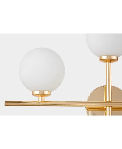 LAMPA ŚCIENNA KINKIET NOWOCZESNY ZŁOTY MARSIADA NEO