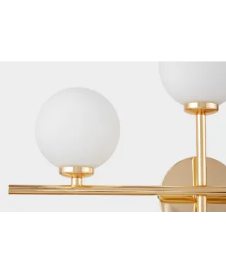 LAMPA ŚCIENNA KINKIET NOWOCZESNY ZŁOTY MARSIADA NEO