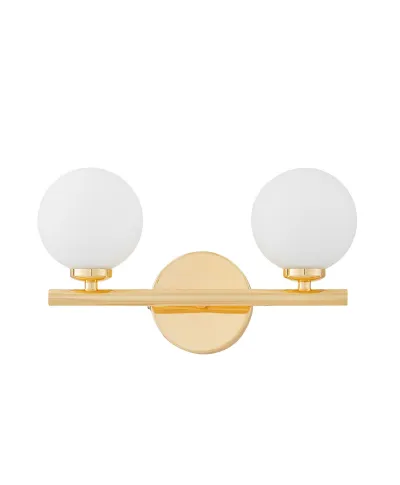 LAMPA ŚCIENNA KINKIET NOWOCZESNY ZŁOTY MARSIADA W2