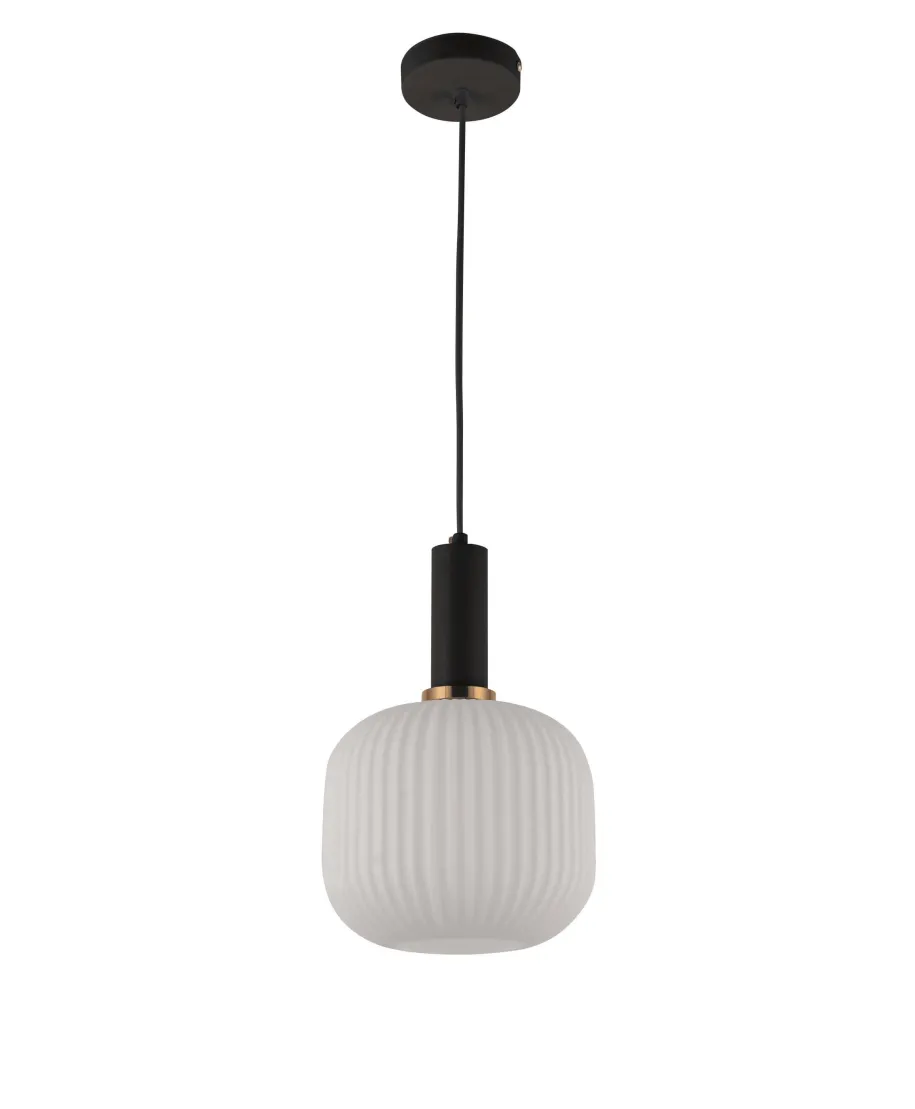 LAMPA WISZĄCA LOFT BIAŁO-CZARNA GATO