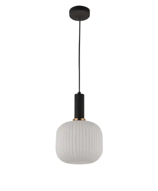 LAMPA WISZĄCA LOFT BIAŁO-CZARNA GATO