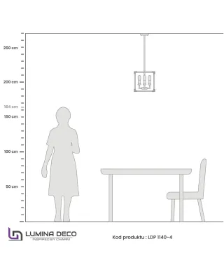 LAMPA WISZĄCA LOFT CZARNO-MOSIĘŻNA WALDORF W4