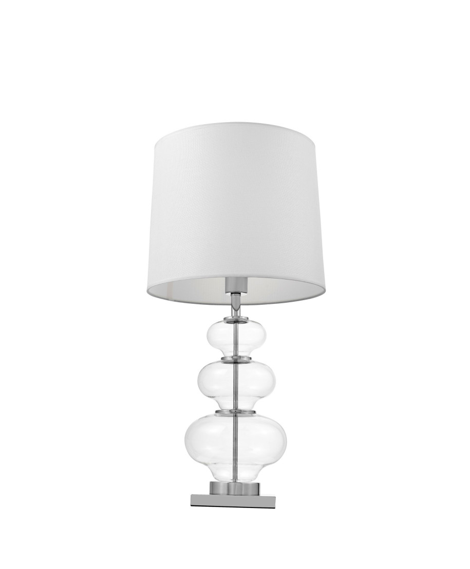 LAMPA NOCNA GLAMOUR BIAŁA BRISTON