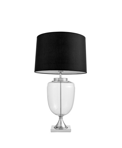 LAMPA NOCNA GLAMOUR CZARNA OLIMPIA