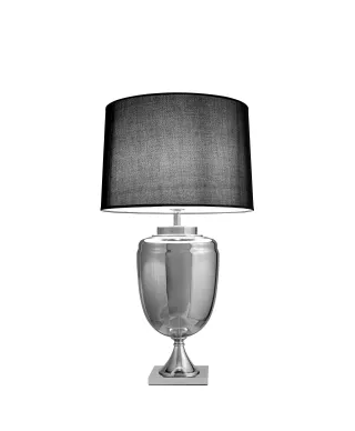 LAMPA NOCNA CZARNO-SREBRNA OLIMPIA