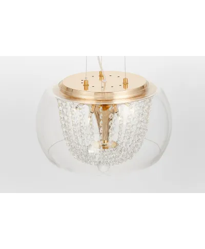 NOWOCZESNA LAMPA WISZĄCA DISPOSA GOLD D40