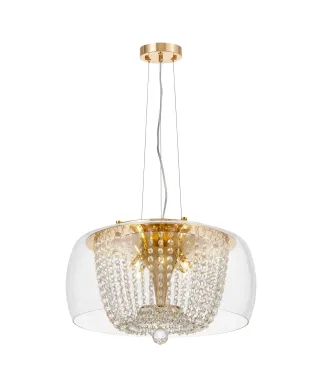 NOWOCZESNA LAMPA WISZĄCA DISPOSA GOLD D50