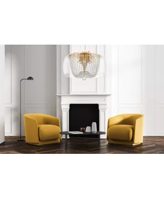 NOWOCZESNA LAMPA WISZĄCA DISPOSA GOLD D50