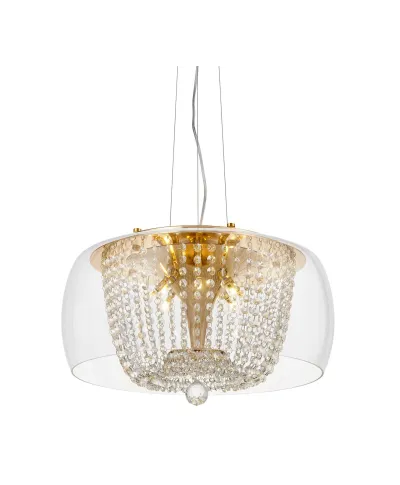 NOWOCZESNA LAMPA WISZĄCA DISPOSA GOLD D50