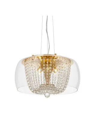 NOWOCZESNA LAMPA WISZĄCA DISPOSA GOLD D50