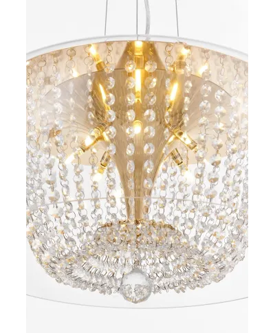 NOWOCZESNA LAMPA WISZĄCA DISPOSA GOLD D50