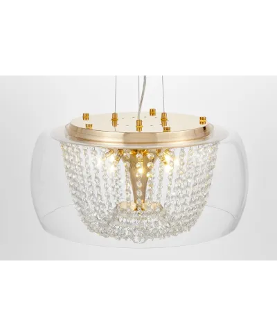 NOWOCZESNA LAMPA WISZĄCA DISPOSA GOLD D50