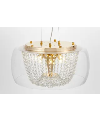 NOWOCZESNA LAMPA WISZĄCA DISPOSA GOLD D50