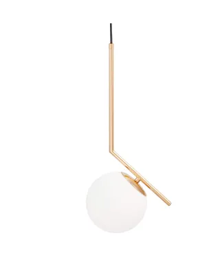 NOWOCZESNA LAMPA WISZĄCA ZŁOTA SORENTO D15