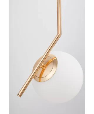 NOWOCZESNA LAMPA WISZĄCA ZŁOTA SORENTO D15